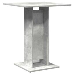 Berkfield Home Bistro Table Concrete Grey 60x60x75 cm Engineered Wood - Size: 60 x 60 x 75 cm - thumbnail 6
