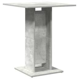 Berkfield Home Bistro Table Concrete Grey 60x60x75 cm Engineered Wood - Size: 60 x 60 x 75 cm - thumbnail 1