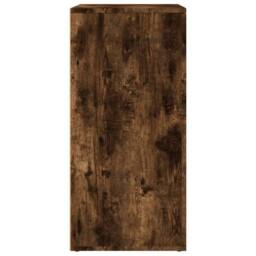 Berkfield Home Sideboard Smoked Oak 79x38x80 cm Engineered Wood in Brown - Size: 79 x 38 x 80 cm - thumbnail 7