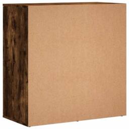 Berkfield Home Sideboard Smoked Oak 79x38x80 cm Engineered Wood in Brown - Size: 79 x 38 x 80 cm - thumbnail 8
