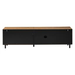 ModernLuxe Modern TV cabinet with drawer, storage doors & industrial style - thumbnail 7