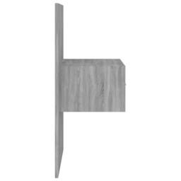 Berkfield Home Classic Bed Headboard with Cabinets Grey Sonoma Engineered Wood - thumbnail 5