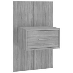Berkfield Home Classic Bed Headboard with Cabinets Grey Sonoma Engineered Wood - thumbnail 4
