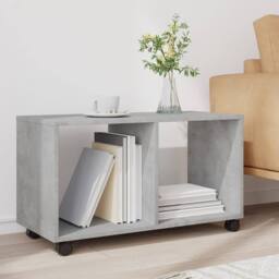Berkfield Home vidaXL¬†Rolling¬†Cabinet¬†Concrete Grey 72x33x42.5 cm Engineered Wood - thumbnail 3