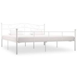Berkfield Home Bed Frame White Metal 180x200 cm Super King - thumbnail 2
