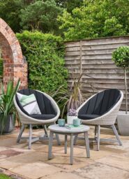 Norfolk Leisure Lifestyle Chedworth Curved Bistro in Beige - thumbnail 1