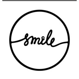 Decortie Modern Metal Wall Art 'Smile' Minimalist Decorative Hanging Sculpture in Black - thumbnail 2