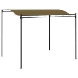 Berkfield Home Sunshade Awning 3x2.4 m Taupe 180 g/m ² - thumbnail 2