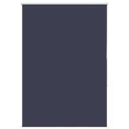 Berkfield Home Roller Blind Blackout Marine 100x175 cm Fabric Width 95.7 cm Polyester in Dark Navy - thumbnail 2