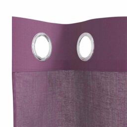 Berkfield Home Voile Curtains with Grommets 2 pcs Purple 140x175 cm - thumbnail 5