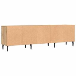 Berkfield Home TV Cabinet Artisan Oak 150x30x44.5 cm Engineered Wood in Brown - thumbnail 7