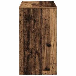 Berkfield Home Desk Old Wood 90x40x72 cm Engineered Wood in Brown - Size: 90 x 40 x 72 cm - thumbnail 5