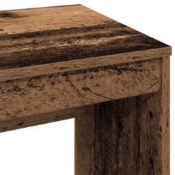 Berkfield Home Desk Old Wood 90x40x72 cm Engineered Wood in Brown - Size: 90 x 40 x 72 cm - thumbnail 7