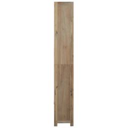 Berkfield Home Traditional 7-Tier Bookcase 80x30x200 cm Solid Wood Acacia in Light Brown - Size: 80 x 30 x 200 cm - thumbnail 4
