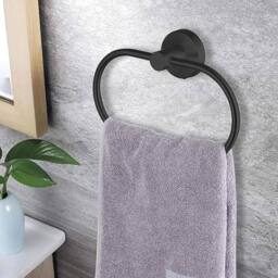KORVIXA 7X Stainless Steel Bathroom Accessories in Black - thumbnail 5