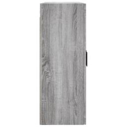 Berkfield Home Wall Mounted Cabinet Grey Sonoma 69.5x34x90 cm - thumbnail 8