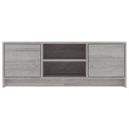Berkfield Home TV Cabinet Grey Sonoma 102x30x37.5 cm Engineered Wood - thumbnail 5