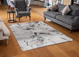 Benjamin Tate Design Watch Out Battle Of Britain Rug in Natural - Size: Large - thumbnail 2