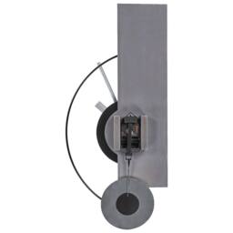 Wyld and Coco Grey Steel Wall Clock 31 x 63 cm Modern Minimalist No Numerals - thumbnail 4