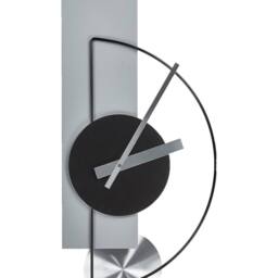 Wyld and Coco Grey Steel Wall Clock 31 x 63 cm Modern Minimalist No Numerals - thumbnail 2