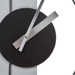 Wyld and Coco Grey Steel Wall Clock 31 x 63 cm Modern Minimalist No Numerals - thumbnail 5