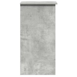 Berkfield Home Desk with Shelves Concrete Grey 84x40x78 cm Engineered Wood - Size: 84 x 40 x 78 cm - thumbnail 6