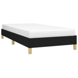 Berkfield Home Durable Bed Frame Black 90x190 cm Single Fabric