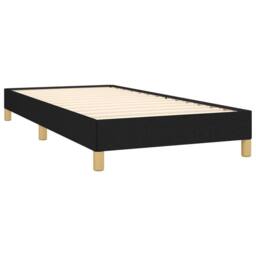 Berkfield Home Durable Bed Frame Black 90x190 cm Single Fabric - thumbnail 4
