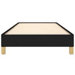 Berkfield Home Durable Bed Frame Black 90x190 cm Single Fabric - thumbnail 5