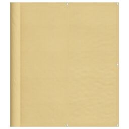 Berkfield Home Balcony Screen Sand 120x800 cm 100% Polyester Oxford in Yellow - thumbnail 2