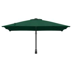 Berkfield Home Patio Umbrella Green Polyester 300 cm x 300 cm Collapsible - thumbnail 4