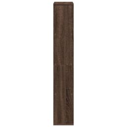 Berkfield Home Bookcase Brown Oak 60x20x120 cm Engineered Wood - Size: 60 x 20 x 120 cm - thumbnail 6