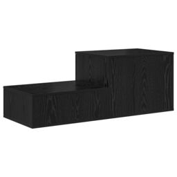 Berkfield Home Storage Cabinet Black 127x41x40 cm Engineered Wood - Size: 127 x 41 x 40 cm - thumbnail 9