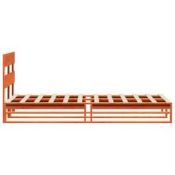 Berkfield Home Bed Frame without Mattress Wax Brown 90x190 cm Single Solid Wood Pine - thumbnail 7