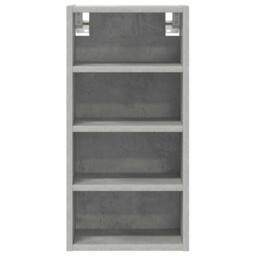 Berkfield Home Hanging Cabinet Concrete Grey 30x29.5x60 cm Engineered Wood - thumbnail 4