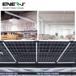 ENER-J LED Linkable Trunking Linear Lights (Supermarket lights), 40W 1.2M, 160LM/WCCT selectable in White - thumbnail 8