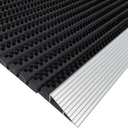 Nicoman Aluminium Barrier Dirt-Trapper Door Mat Black Brush 60cm x 40cm in Grey - Size: 40 cm x 60 cm - thumbnail 4
