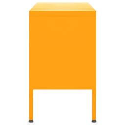 Berkfield Home TV Cabinet Mustard Yellow 105x35x50 cm Steel - Size: 105 x 35 x 50 cm - thumbnail 4