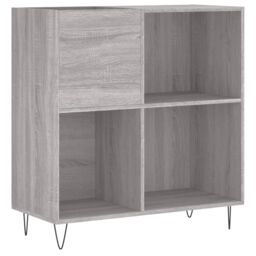 Berkfield Home Record Cabinet Grey Sonoma 84.5x38x89 cm Engineered Wood - thumbnail 2