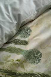 Soiree 'Hidden Garden' 100% Cotton Duvet Cover Set in Green - Size: Double - thumbnail 3