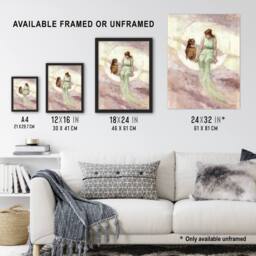 "Artery8 Frederick Stuart Church The Witch's Daughter Wall Art Print - Size: W12"" x H16""" - thumbnail 3