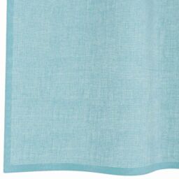 Berkfield Home Voile Curtains with Loops 2 pcs Turquoise 140x260 cm - thumbnail 6