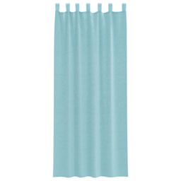 Berkfield Home Voile Curtains with Loops 2 pcs Turquoise 140x260 cm - thumbnail 4