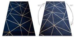 RugsX Emerald Rug in Blue - Size: 160 cm x 220 cm - thumbnail 3