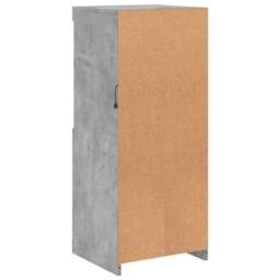 Berkfield Home Sideboard with LED Lights Concrete Grey 41x37x100 cm - Size: 41 x 37 x 100 cm - thumbnail 9