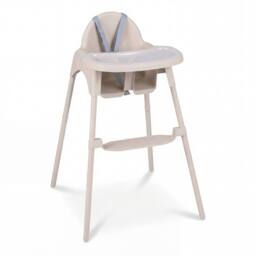 CASART 4-in-1 Baby High Chair Convertible Highchair w/5-Point Safety Harness in Beige