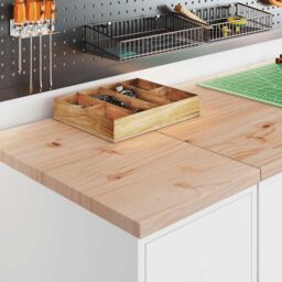 Berkfield Home Garage Storage Cabinet White 30x51x85 cm Solid Wood Pine - Size: 30 x 51 x 85 cm - thumbnail 4