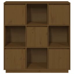 Berkfield Home Highboard Honey Brown 110.5x35x117 cm Solid Wood Pine - thumbnail 3