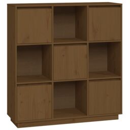 Berkfield Home Highboard Honey Brown 110.5x35x117 cm Solid Wood Pine - thumbnail 2