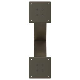 Berkfield Home Coffee Table Legs X-Shaped 2 pcs Natural Steel 50x(30-31) cm Steel in Brown - thumbnail 7